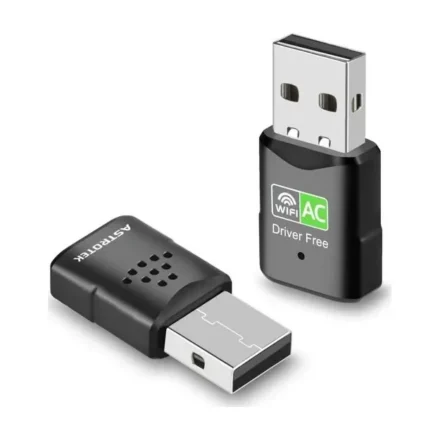 Astrotek AC600 mini Wireless USB Adapter Nano Dual Band WiFi External LAN Network Adaptor for PC MAC Desktop Notebook TV