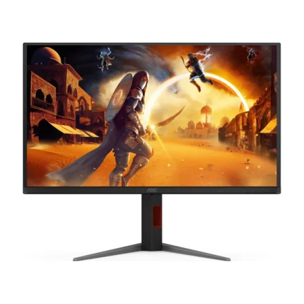 AOC 26.5″ QD-OLED, 2560×1440@280Hz, 0.03ms, 1000cd/m² HDR, DCI-P3 99%, sRGB 100%, 1.07B colors, DP1.4, HDMI2.1, USB 3.2×4, VESA 100×100, 130mm