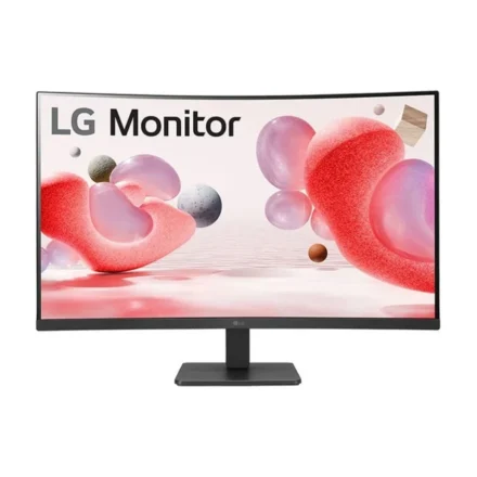 LG 32” Curved FHD 100Hz Monitor, 1920×1080, 16:9 VA Display with Great Colour, Gaming features AMD FreeSync™ & Black Stabiliser, 178° Viewing Angles