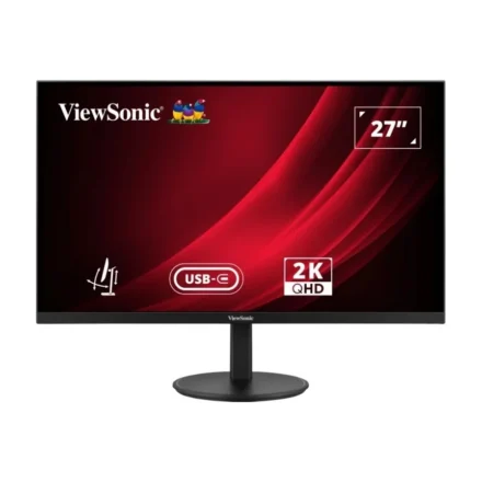 ViewSonic 27″ VG 2K 2560 X 1440 SuperClear IPS, USB-C 65w  Hub, DP, Height Adjust, 3y Advance Replacement, Business Pro Monitor,3YARW