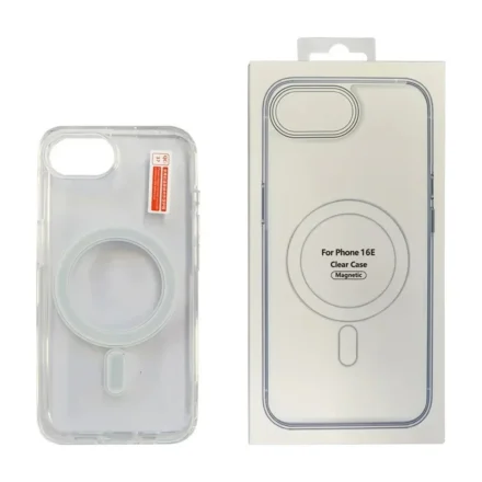 USP Apple iPhone 17e /  iPhone 16e (6.1″) Clear Case with MagSafe – Built-in magnets, Scratch Resistant, Crystal Clear,Shockproof, 5 Years Warranty