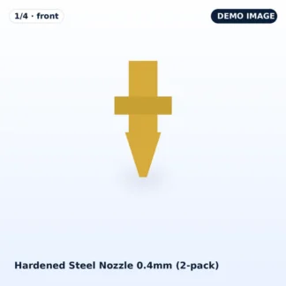 Hardened Steel Nozzle 0.4mm (2-pack) – photo 1