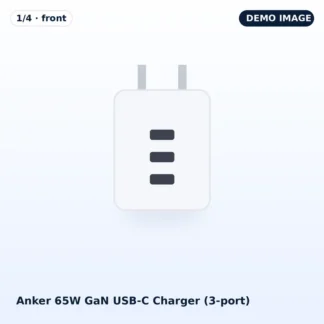 Anker 65W GaN USB-C Charger (3-port) – photo 1