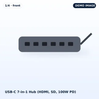 USB-C 7-in-1 Hub (HDMI, SD, 100W PD) – photo 1