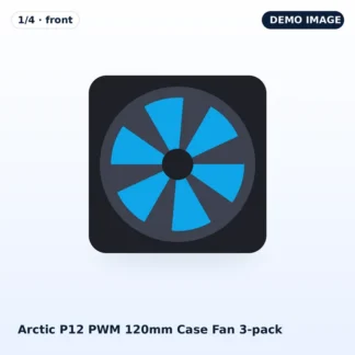 Arctic P12 PWM 120mm Case Fan 3-pack – photo 1