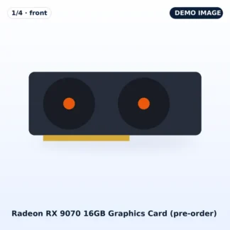 Radeon RX 9070 16GB Graphics Card (pre-order) – photo 1