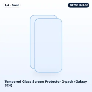 Tempered Glass Screen Protector 2-pack (Galaxy S24) – photo 1