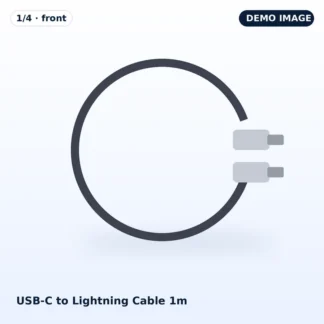 USB-C to Lightning Cable 1m – photo 1