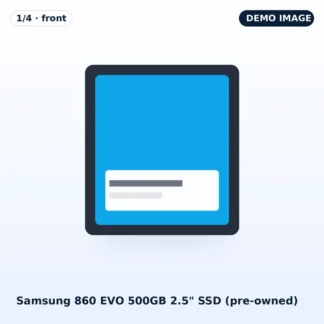 Samsung 860 EVO 500GB 2.5" SSD (pre-owned) – photo 1