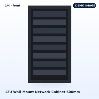 12U Wall-Mount Network Cabinet 600mm – photo 1