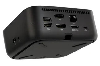 HP Dock G6 USB-C Docking Station - 100W Power Delivery 3xDisplays 2xDP 1xHDMI 3xUSB-A 2xUSB-C RJ45 1x Nano Lock for HP Notebook PC ~5TW10AA 5TW13AA