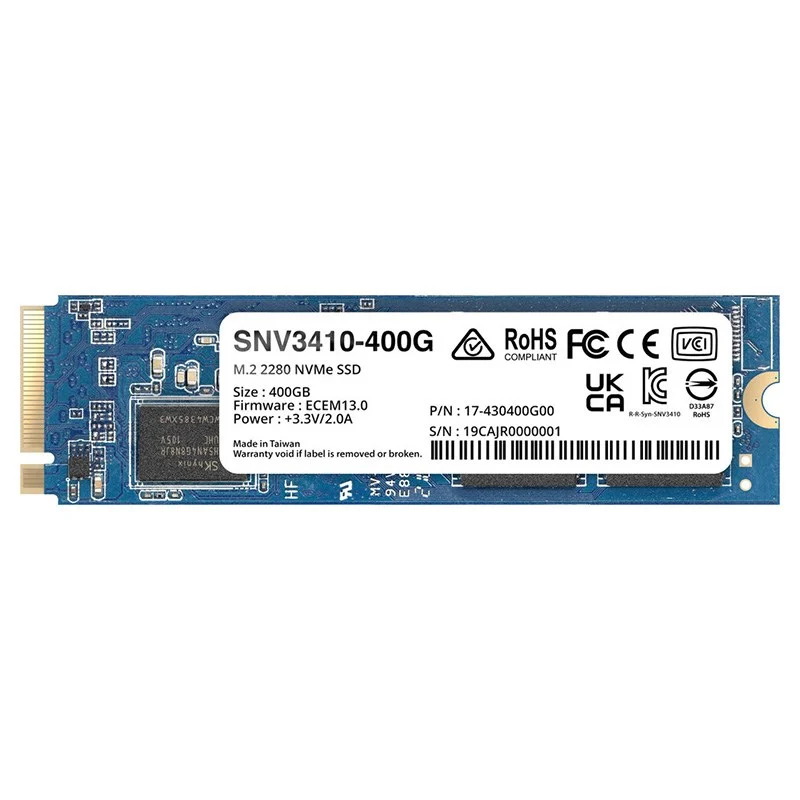 Synology SNV3000 – M.2 NVMe SSD – 5 year Limited Warranty