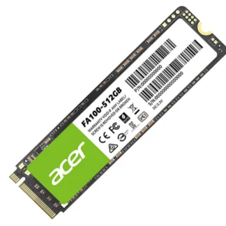 ACER FA100-512GB SSD M.2 NVMe PCIe Gen 3*4 Read speed 3300MB/ sWrite Speed 2200MB/s BL.9BWWA.119 – 5 Year Warranty