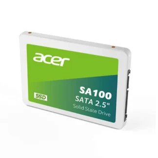 ACER SA100-480GB SSD 2.5 SATA Writing Speed 493 MB/s Reading Speed 560 MB/s BL.9BWWA.103 – 3 Year Warranty