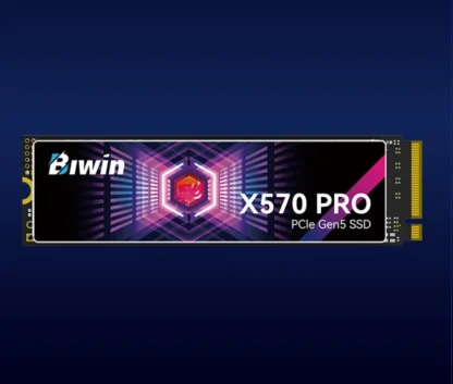 BIWIN Black Opal X570-8TB PRO SSD M.2 NVMe PCIe Gen5*4 Reading speed 14000 MB/s Writing speed 13000 MB/s BX570DN08TB-RGX – 5 Year Warranty