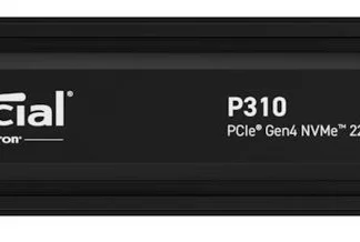Crucial P310 2TB Gen4 2280 NVMe SSD w Heatsink 7100/6000 MB/s R/W 440TBW 1000K/1200K IOPS 1.5M hrs MTTF Full-Drive Encryption M.2 PCIe4 5yrs