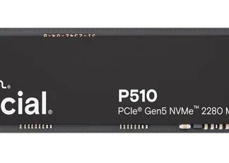 Crucial P510 2TB Gen5 2280 NVMe M.2 SSD 10,000 / 8,700 MB/s R/W 1200TBW 1.4M IOPS 1.5M hrs MTTF Full-Drive Encryption 5yrs ~CT2000P310SSD8-P