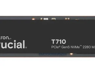 Crucial T710 1TB PCIe Gen5 NVMe 2280 SSD – 14900/13700 MB/s R/W 600TBW 2.2M IOPs 1.5M hrs MTTF with DirectStorage for Intel & AMD 5yrs