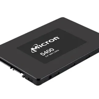 Micron 5400 PRO 960GB 2.5″ SATA Enterprise SSD 540R/520W MB/s 95K/35K IOPS 2628TBW 1.5DWPD 3M hrs MTTF AES 256-bit encryption Server Data Centre 5yrs