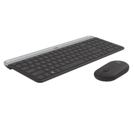Logitech MK470 Slim Wireless Keyboard Mouse Combo Nano Receiver 1 Yr Warranty (LS)