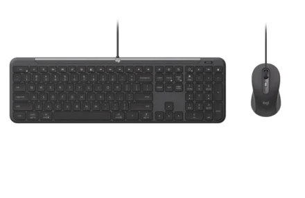 Logitech MK620 Slim Wired Combo MK620 for Business – Multi-OS keyboard and mouse for workplaces