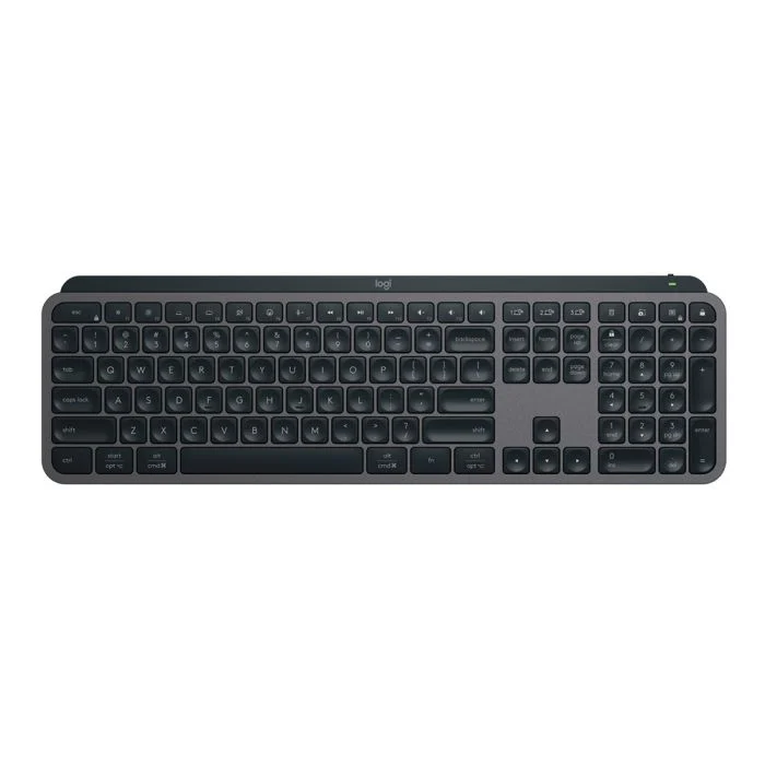 Logitech MX KEYS S Wireless ILLUMINATED Keyboard/ Rechargeable Li-Po (1500 mAh) battery Graphite 1-Year Limited Hardware Warranty