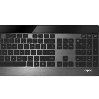 RAPOO 9900M Multi-mode Wireless Ultra-slim Keyboard & Mouse – Bluetooth 4.0, 2.4G Multi-Mode Switch, Ultra-Slim Keys, Adjustable DPI