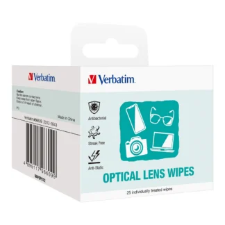 Verbatim Screens, Monitor, Glasses, Window Cleaning Wipes – 25pcs