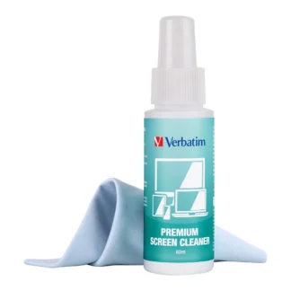 Verbatim Premium Screen Cleaning Kit – 60ml. Laptop, Phone, Tablet, Monitors, Screens, Glass. Antibacterial