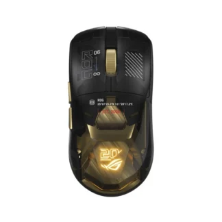 ASUS ROG Harpe II Extreme Edition 20, Wireless Gaming Mouse,ROG 100M Optical Switch, Tri-Mode (USB/RF 2.4GHz/BT 6.0), 8000Hz polling, Aura Sync