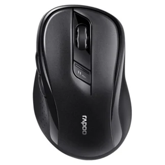 RAPOO M500 Multi-Mode, Silent, Bluetooth, 2.4Ghz, 3 device Wireless Optical Mouse – Simultaneously Connect Multiple Devices