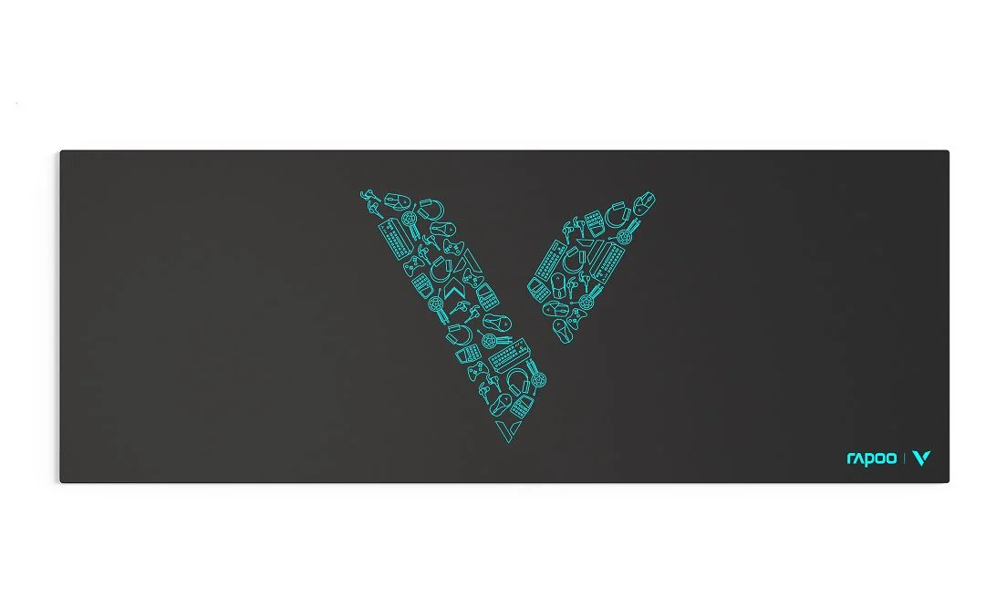 RAPOO V1L Mouse Pad – Extra Large Mouse Mat, Anti-Skid Bottom Design, Dirt-Resistant, Wear-Resistant, Scratch-Resistant, Suitable for Gamers/Gami