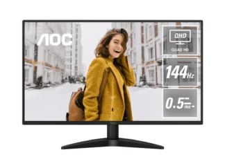 AOC Q27B36X,27″ IPS,QHD 2560×1440@144Hz,0.5ms/4ms,300cd/m²,1500:1,HDMI 2.0+DP 1.4,178°,VESA100