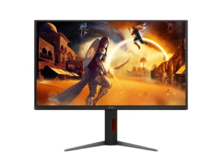 AOC 27″ QD-OLED Q27G4SD:  2560×1440 @ 360Hz, 0.03ms GtG, 1.5M:1 contrast, 1000 nits HDR, DCI-P3 99%, HDMI 2.1, DP 1.4, height-adjustabe (LS)