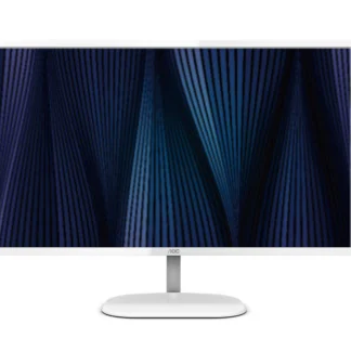 AOC 31.5″ QHD IPS Monitor with 2560×1440 @ 75Hz, 4ms, sRGB 101%, DisplayPort & HDMI, sleek white design—great for sharp, vibrant visuals