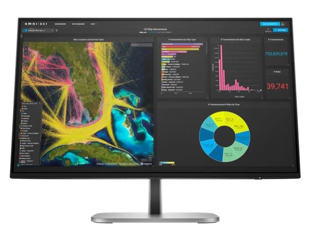 HP Series 5 524PF 23.8″ / 24″ 100Hz FHD IPS Monitor Anti-Glare 1920×1080 16:9 5ms Height Adjustment Tilt Pivot Swivel DP HDMI 4xUSB Hub 3yrs wty