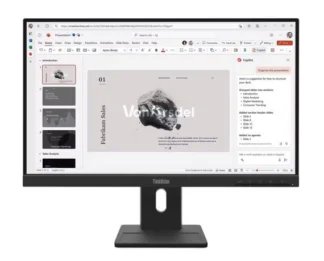 LENOVO ThinkVision E22-40 21.5-22″ FHD IPS Monitor 1920×1080 100Hz 16:9 Anti-Glare Height Adjustable Tilt Swivel Pivot VGA DP HDMI VESA 3yr wty Black