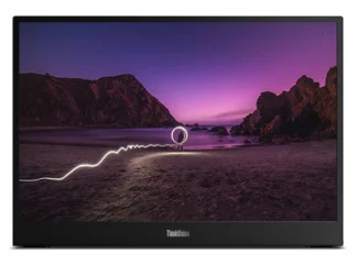 LENOVO ThinkVision M16 16″ WUXGA 1920×1200 Portable Monitor 60Hz 6ms Tilt Height Adjustable 970g 178° View Angle USB-C DP 65W PD 3yr