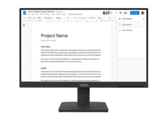 LENOVO ThinkVision S22-4E 21.5″ FHD IPS Monitor 1920×1080 100Hz 16:9 4ms Anti-Glare Titl VGA HDMI VESA 3yr wty Black