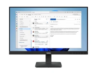 LENOVO ThinkVision S24-4E 23.8″/24″ FHD IPS Monitor 1920×1080 16:9 4ms 100Hz Anti-glare Tilt VGA HDMI Tilt VESA 3yr WTY Black ~63DEKAR3AU