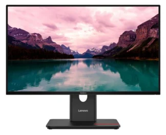 LENOVO ThinkVision T24-40 23.8″/24″ 120Hz FHD Monitor 1920×1080 16:9 Height Adjustable Titl Swivel Pivot USB-C (15W PD) 3xUSB-A VGA DP HDMI Hub~63CFMA