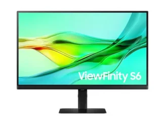 Samsung 23.8″/24″ S60D ViewFinity 100Hz QHD USB-C IPS Monitor 2K 2560×1440 16:9 5ms Height Adjust Tilt Swivel Pivot DP1.4 HDMI USB-C HUB LAN HAS HDR10