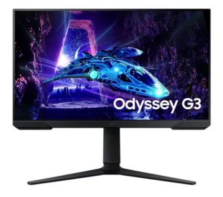 Samsung 23.8″/24″ Odyssey G30D FHD Gaming Monitor 1920×1080 180Hz 1ms 16:9 AMD FreeSync Height Adjustment Tilt HAS Swivel Pivot VESA