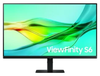 Samsung ViewFinity S60UD 32″ QHD Gaming Monitor 2560 x 144 100Hz16:9 5ms VA FreeSync HDR10 DisplayPort HDMI Tilt Swivel Pivot VESA Headphone 3YR WTY