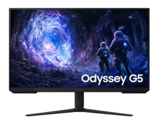 Samsung Odyssey G51F 32″ QHD Gaming Monitor 2K 2560×1440 180Hz16:9 5ms VA FreeSync HDR10 DisplayPort HDMI Tilt Swivel Pivot VESA Headphone 3YR WTY