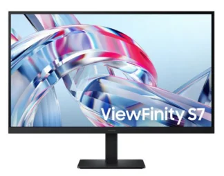 Samsung ViewFinity S70H 32″ 4K UHD IPS Monitor 3840×2160 16:9 60Hz HDR10 DP HDMI Tilt VESA HAS Eye Saver Mode Black 3YR WTY