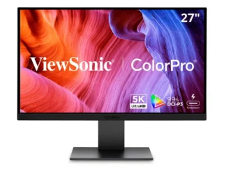 ViewSonic VP2788-5K – 27″ ColorPro 5K 218PPI Mac / PC Monitor, 100W Thunderbolt 4, USB C, 99% DCI-P3 Colour Gamut, Colour Accuracy (Delta E