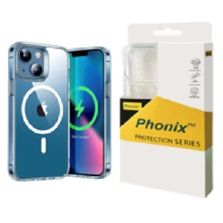 Phonix Apple iPhone 17e /  iPhone 16e / iPhone15 / iPhone 14 / iPhone 13 (6.1″) Clear Rock Shockproof Case With MagSafe – Ultra-thin,10 Years Warranty