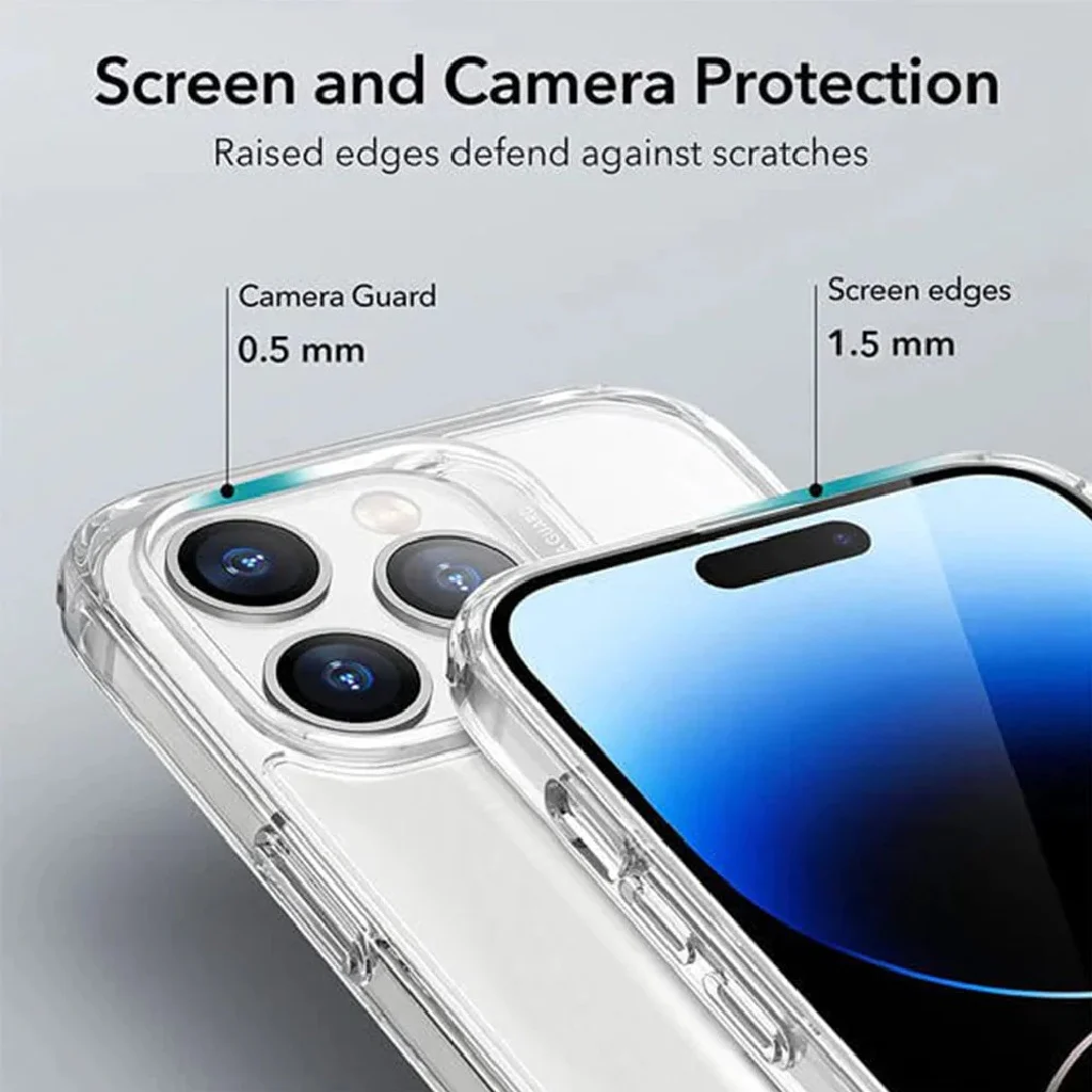 USP Apple iPhone 16 Pro Max (6.9″) Clear Rock Shockproof Case – Ultra-thin, Lightweight, Non-slip, Crystal Clear,Strong & Durable, 5 Years Warranty