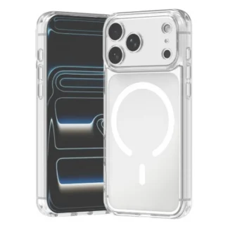 USP Apple iPhone 18 Pro Max / iPhone 17 Pro Max (6.9″) Clear Rock Shockproof Case with MagSafe – Ultra-thin, Lightweight, Non-slip, 5 Years Warranty